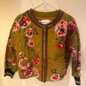 Embroidered bomber jacket. Great condition! 100% cotton.